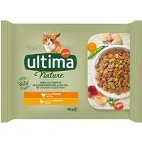 Ultima Cat Nature 12 x 85 g – Fjäderfä Begränsat erbjudande
