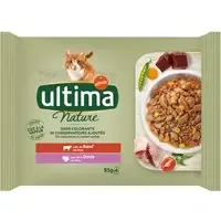 Ultima Cat Nature 12 x 85 g – Nötkött + Kalkon Säker betalning
