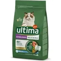Ultima Sterilized Hairball med öring – Ekonomipack 3 x 1,5 kg Nedsatt pris