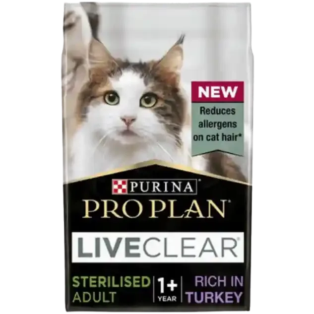 Utförsäljning Allergen Reducing Sterilised LIVECLEAR® för katt – 1,4 kg