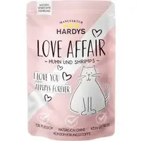 Utförsäljning Ekonomipack Hardys LOVE AFFAIR 24 x 100 g – Kyckling och räkor