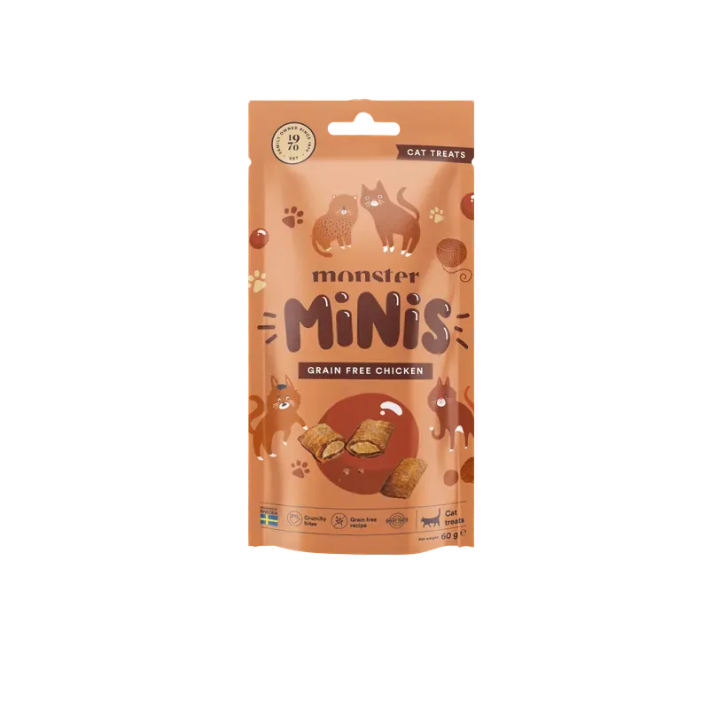 Utförsäljning Minis treats Grain Free Chicken 60 g