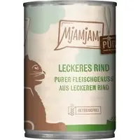 Utförsäljning MjAMjAM Pure Meat Pleasure 6 x 400 g – Utsökt nötkött
