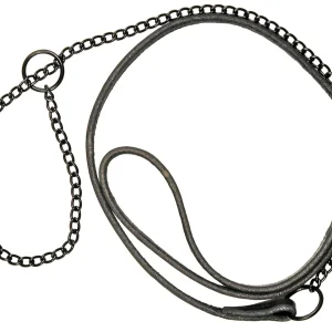 Utst盲llningskoppel L盲der Svart 60cm