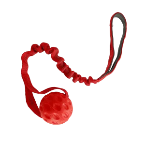 Valpleksak h氓rd boll R枚d 50cm