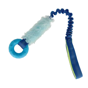 Valpleksak med ring Bl氓/Lime 50cm