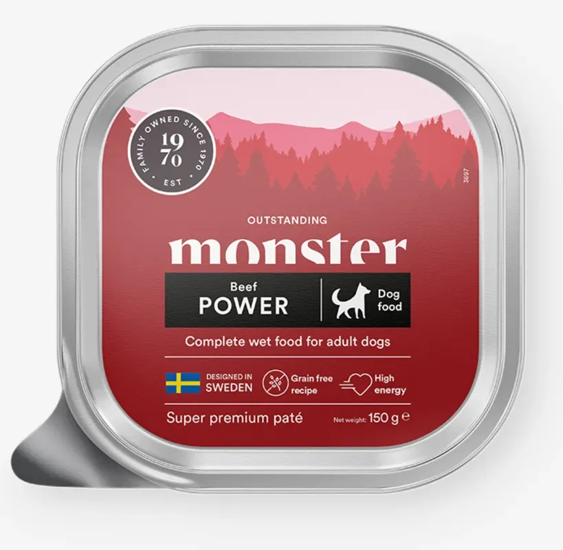 Våtfoder Paté med Nöt för Hund – 12 x 150 g Handla nu