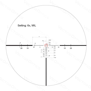 Vector Optics Continental x6 1-6×24 Coyote FDE HD SFP Hunting Scope