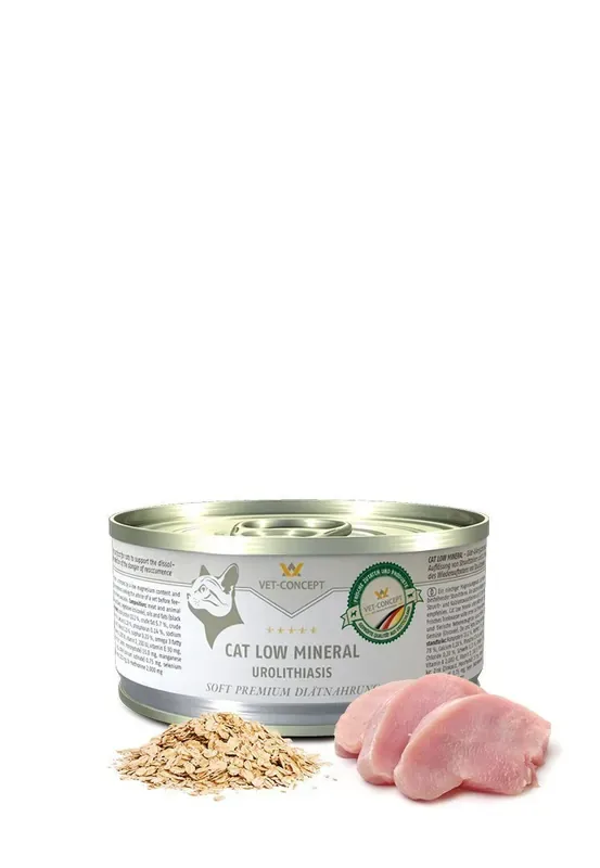 Vet Concept Kattmeny Låg mineralhalt 100 g I lager