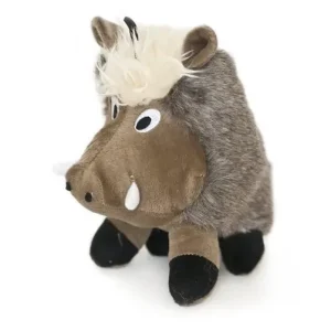 Vildsvin – Mjuk hundleksak med ljud, 20 cm