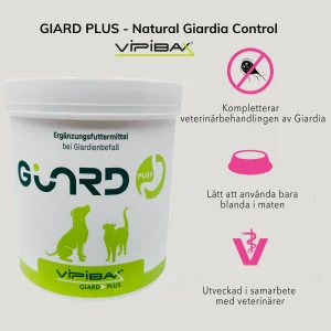 VipiBax Giard Plus tillskott vid Giardiainfektion
