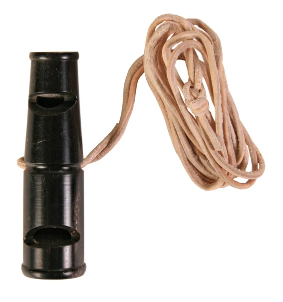 Visselpipa Buffelhorn 6,5cm