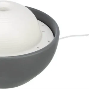 Vital Dome Vattenfontän Keramik 1,5L Grå/Vit