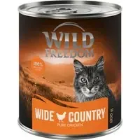 Wild Freedom Adult 6 x 800 g – spannmålsfritt – Wide Country – kyckling pur Nyhet