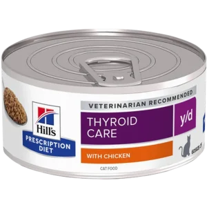 y/d Thyroid Care V氓tfoder f枚r katt 156g