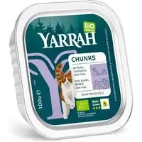 Yarrah Ekologiskt Chunks in Sauce 6 x 100 g – Ekologisk kyckling & ekologisk kalkon med ekologisk aloe vera Begränsat antal