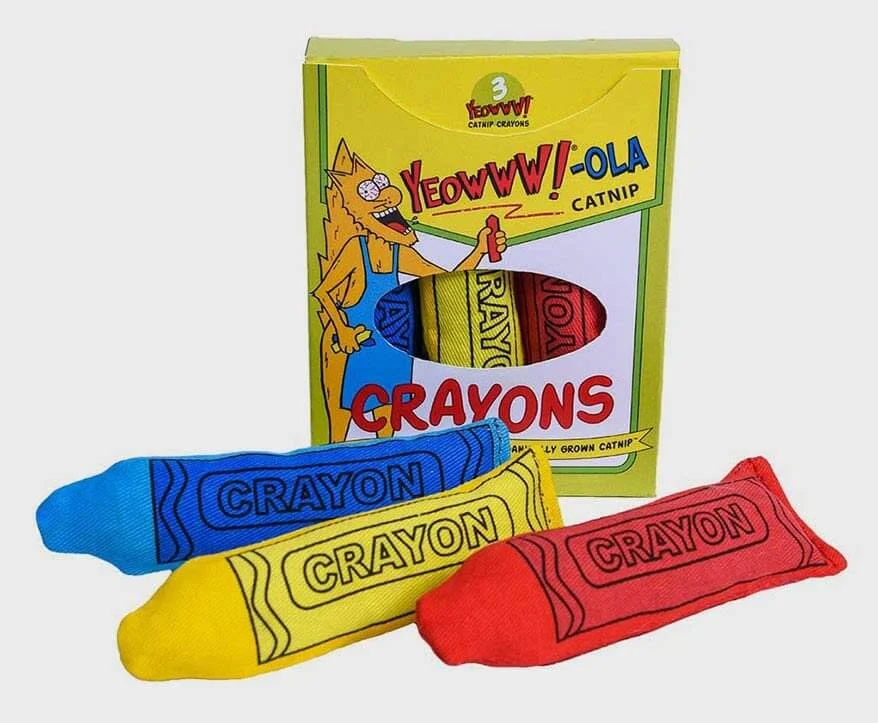 Yeowww Ola Kattleksak Färgkrita 3-p