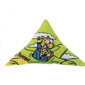 Yeowww Triangelkudde med kattmynta