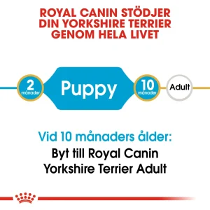 Yorkshire Terrier Puppy Torrfoder f枚r hund 1,5kg