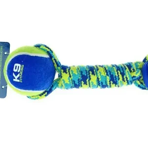 Zs K9 Rope & Tpr Tennis Dumbell 31cm